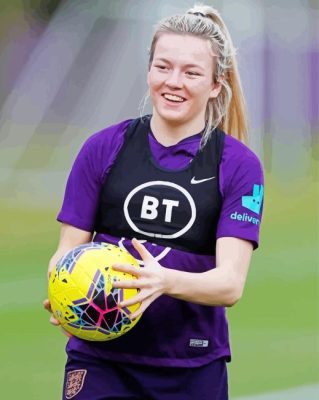 Lauren Hemp Footballer Paint By Numbers