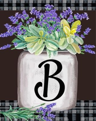 Letter B Paint By Numbers