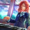 Maki Nishikino Playing Piano Paint By Numbers