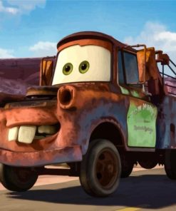Mater Broken On The Road Paint By Numbers