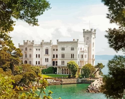 Miramare Italy Paint By Numbers