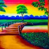 Nature Wooden Bridge Paint By Numbers