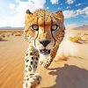 Running Cheetah Paint By Numbers