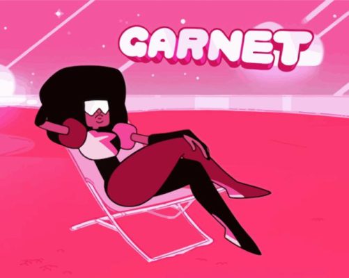 Steven Universe Garnet Alien Paint By Numbers