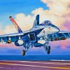 The Fa 18 Super Hornet Paint By Numbers