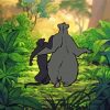 The Jungle Book Bagheera And Baloo Paint By Numbers