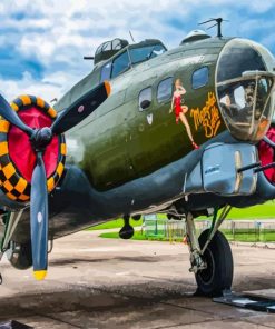 The Memphis Belle Aircraft Paint By Numbers