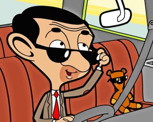 Mr Bean Cartoon Paint By Numbers