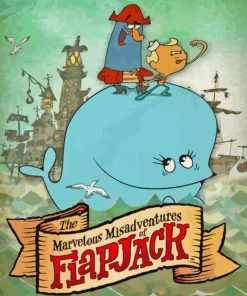 The Marvelous Misadventures of Flapjack Animated TV Serie Paint By Numbers