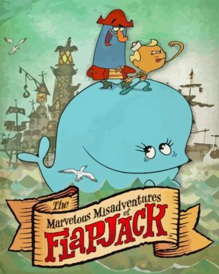 The Marvelous Misadventures of Flapjack Animated TV Serie Paint By Numbers