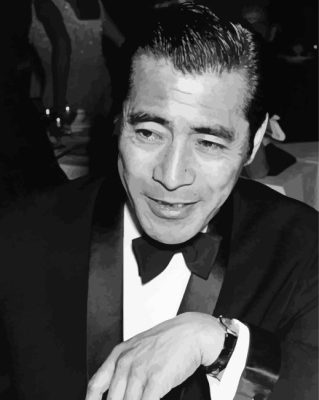 Toshiro Mifune Celebrity Paint By Numbers