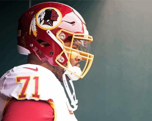 Trent Williams Side Profile Paint By Numbers