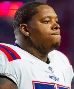 Trent Brown Side Profile Paint By Numbers