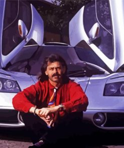 Young Gordon Murray Paint By Numbers