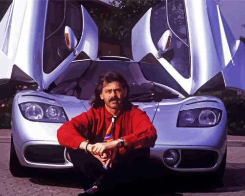 Young Gordon Murray Paint By Numbers