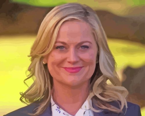 Amy Poehler As Leslie Knope Paint By Numbers