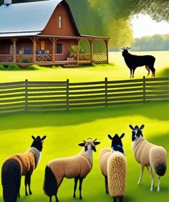 Animals Farm Paint By Numbers