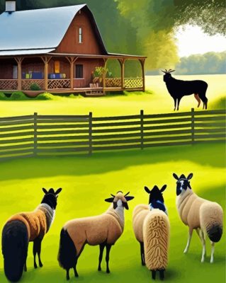 Animals Farm Paint By Numbers