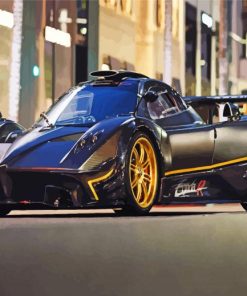 Black Pagani Paint By Numbers
