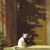 Broken Arm Cat By Michael Sowa Paint By Numbers