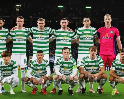 Celtic Team Players Paint By Numbers