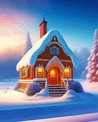 Christmas House Paint By Numbers