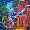 Colorful Abstract Octopus Paint By Numbers