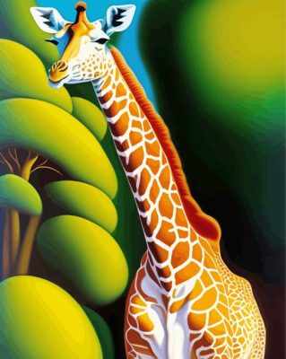 Giraffe Paint By Numbers