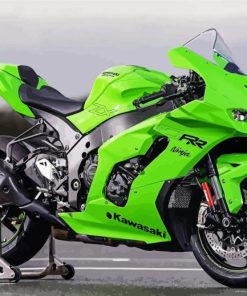 Green Superbike Paint By Numbers