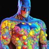 Colorful Batman Paint By Numbers