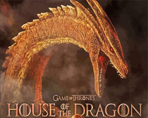 House Of Dragon Movie Paint By Numbers