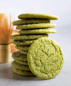 Matcha Sugar Cookies Paint By Numbers