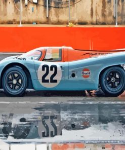 Porsche Le Mans Paint By Numbers