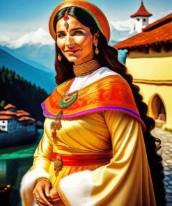 Traditional Slovenian Woman Paint By Numbers