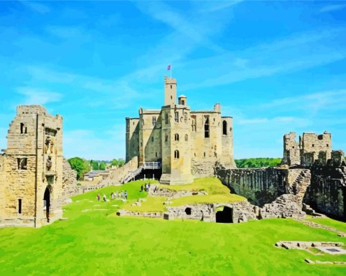 Warkworth Castle Paint By Numbers