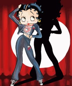 Cool Betty Boop Paint By Numbers