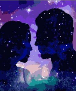 Romantic Couple Soul Mates Paint By Numbers