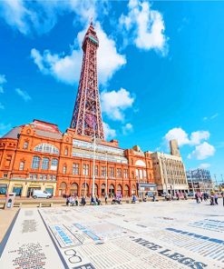 Blackpool Tower UK Paint By Numbers