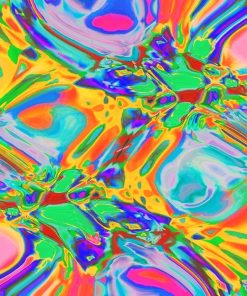 Colorful Modern Art Paint By Numbers