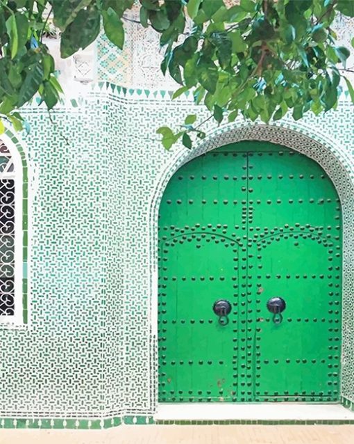 0Traditional-Moroccan-door-adult-paint-by-numbers