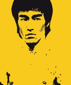 Iconic Bruce Lee Paint By Numbers