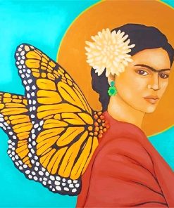 Frida Kahlo Butterfly Paint By Numbers