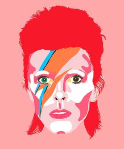 David Bowie Celebrity Singer Paint By Numbers
