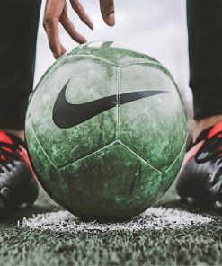 Football Nike Ball Paint By Numbers