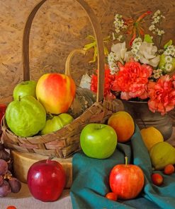 Colorful Sweet Fruits Paint By Numbers
