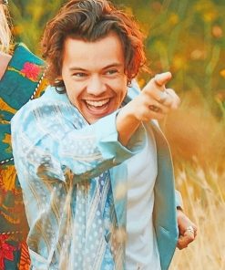 Harry Styles Fan Art Paint By Numbers