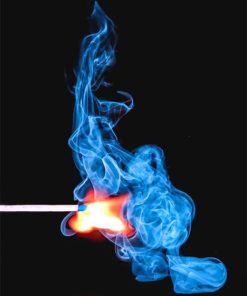 Matchstick Smoke Fires Paint By Numbers