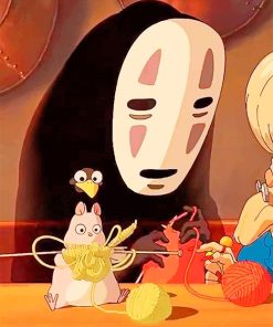 Kaonashi Spirited Away Paint By Numbers