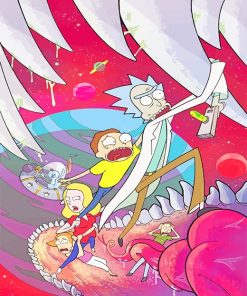 Rick and Morty Adventure Paint By Numbers