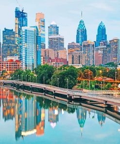 Philadelphia Cityscape Paint By Numbers